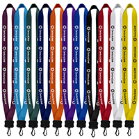 1/2 Super Soft Polyester Multi-Color Sublimation Lanyard | joypromotion